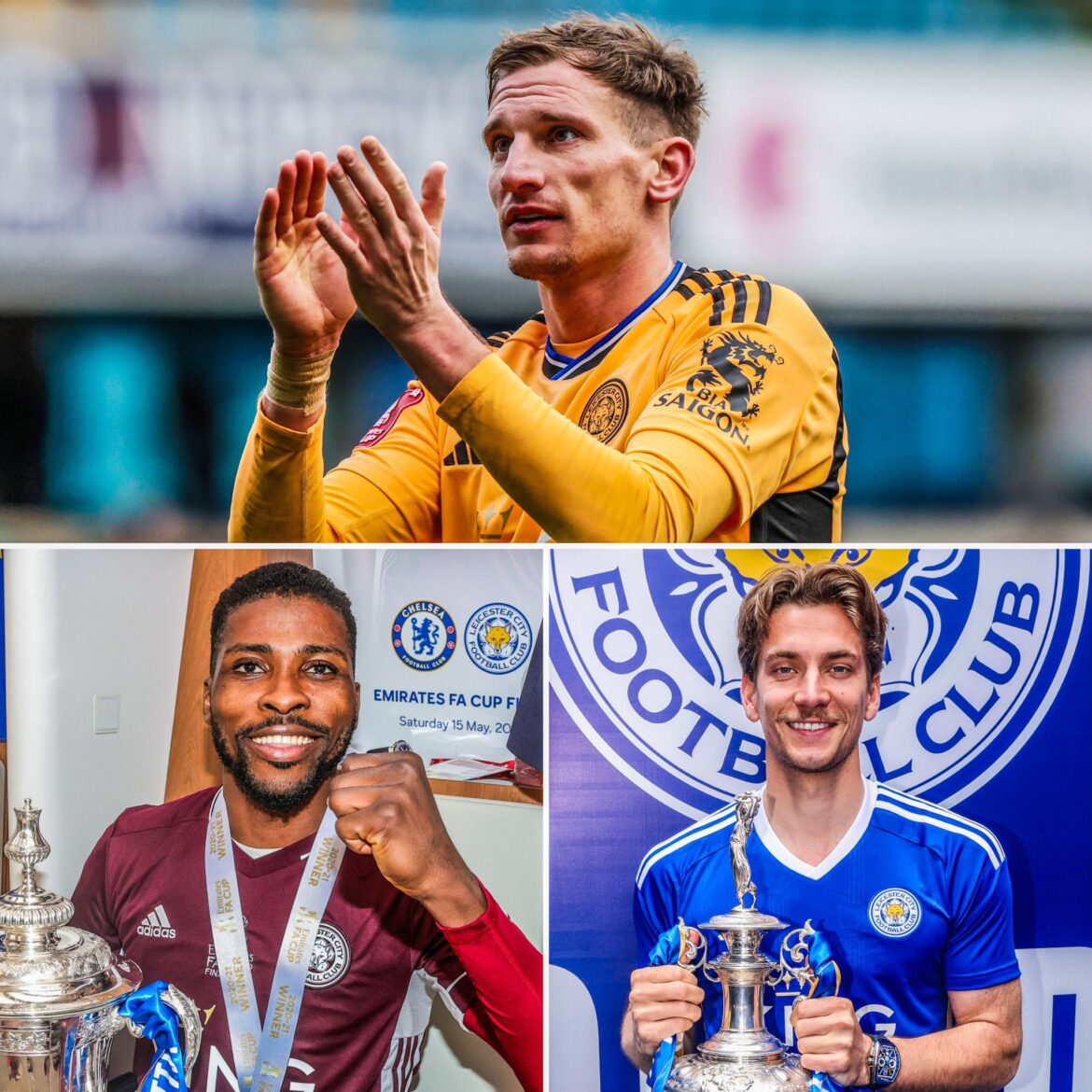 OFFICIAL: Dennis Praet, Marc Albrighton and Kelechi Iheanacho have all left Leicester City as free agents.