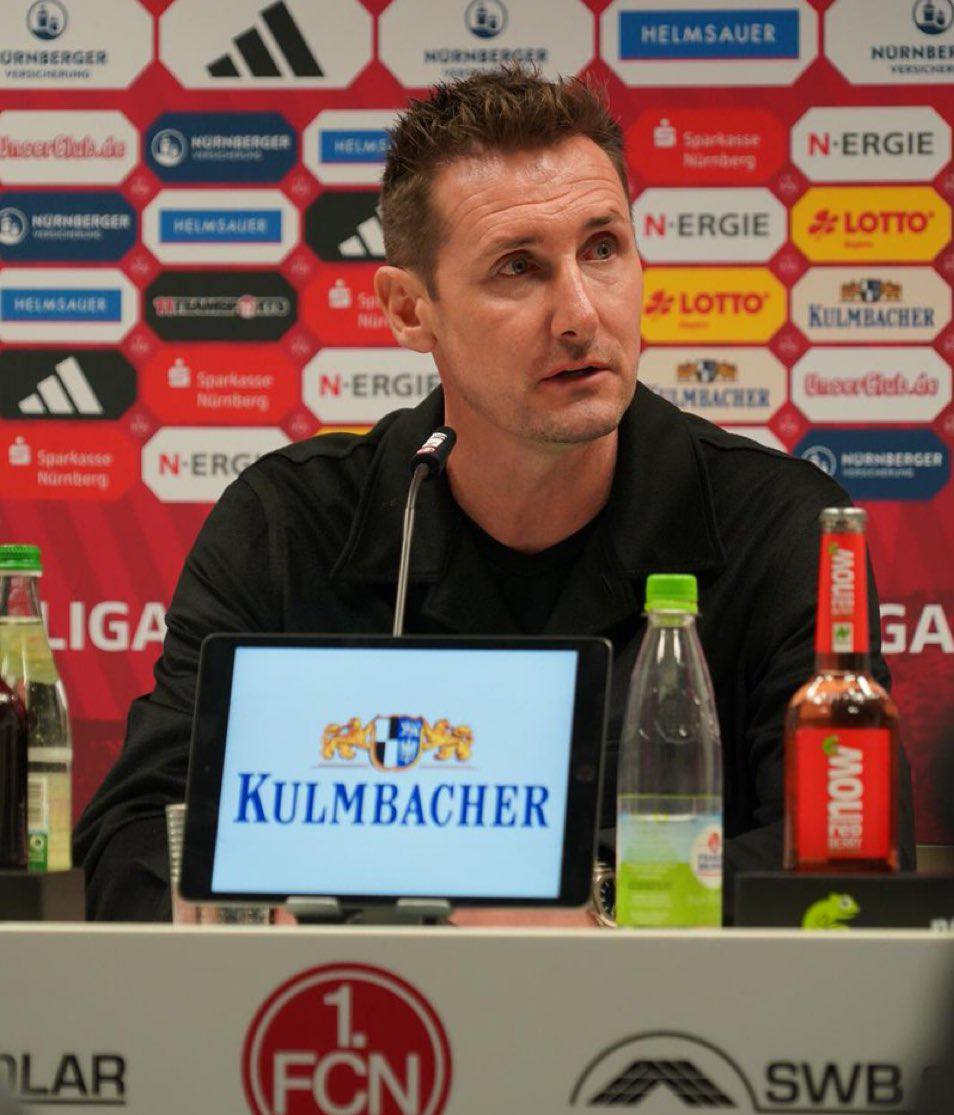  DEAL DONE: FC Nürnberg have appointed Miroslav Klose as their new head coach.