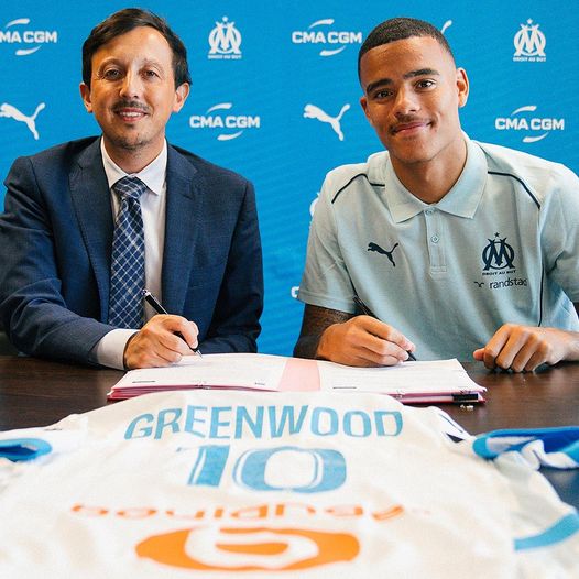 𝗗𝗘𝗔𝗟 𝗗𝗢𝗡𝗘: Marseille have signed Mason Greenwood from Manchester United.