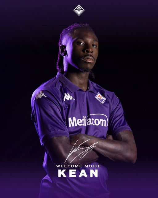 𝗗𝗘𝗔𝗟 𝗗𝗢𝗡𝗘: Fiorentina have completed the signing of Moise Kean from Juventus.