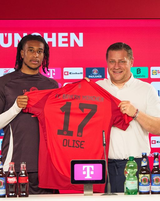 Michael Olise is officially presented as a new Bayern player