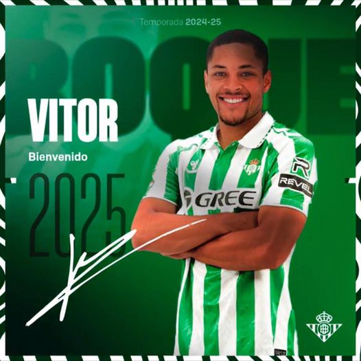 𝗗𝗘𝗔𝗟 𝗗𝗢𝗡𝗘: Real Betis have signed Vitor Roque from Barcelona on a season-long loan.