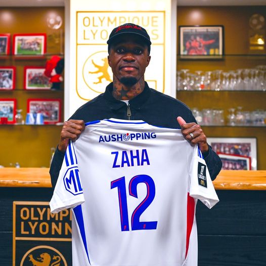 𝗗𝗘𝗔𝗟 𝗗𝗢𝗡𝗘: Lyon have signed Wilfried Zaha on a season-long loan from Galatasaray.