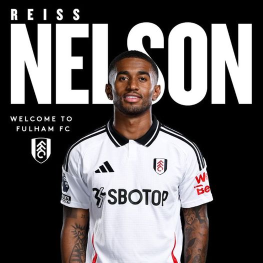 𝗗𝗘𝗔𝗟 𝗗𝗢𝗡𝗘: Fulham have signed Reiss Nelson from Arsenal on a season-long loan