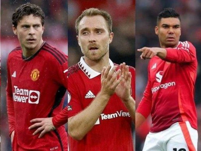 Manchester United are open to offers for Casemiro, Christian Eriksen and Victor Lindelof in January.