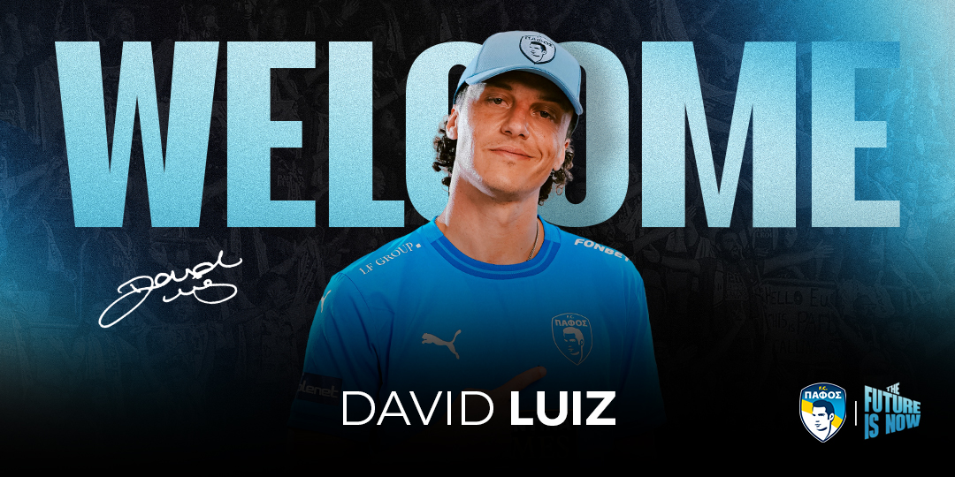 𝗗𝗘𝗔𝗟 𝗗𝗢𝗡𝗘: Former Chelsea and Arsenal defender David Luiz has returned to Europe and signed for Pafos FC in Cyprus.