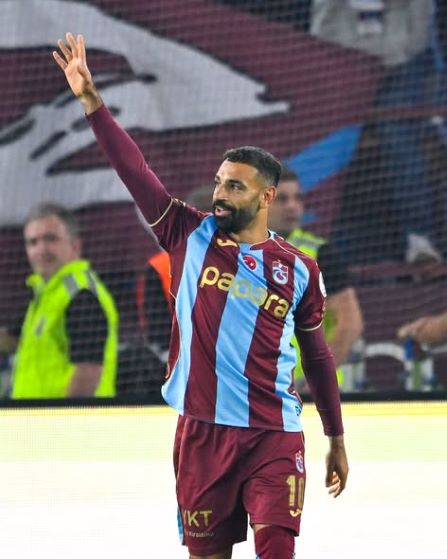 Mo Salah scored his first hat trick for Trabzonspor vs. Galatasaray