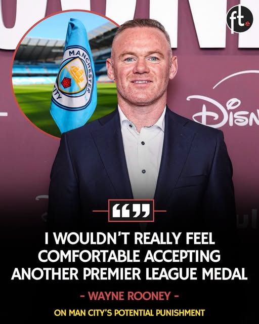 Wayne Rooney says he would REFUSE a Premier League winner’s medal if Manchester City were ever stripped of the 2011/12 title and it was retrospectively awarded to Manchester United: