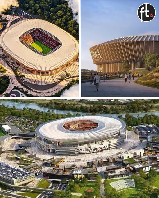 𝗙𝗙𝗜𝗖𝗜𝗔𝗟: AS Roma have finally been given the green light to build their new stadium in Pietralata.