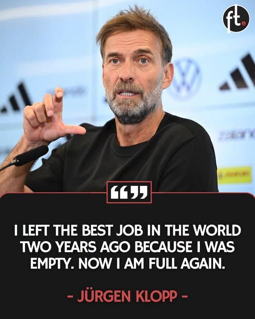 Jürgen Klopp was asked if he regretted taking the difficult Germany job after seeing the size of the task at hand: