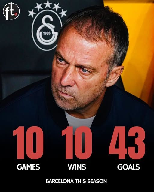 𝗛𝗜𝗦𝗧𝗢𝗥𝗬 𝗠𝗔𝗗𝗘: Barcelona have enjoyed the best start to a season in the club’s history, winning all 10 of their opening 10 matches under Hansi Flick.