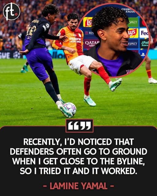 Lamine Yamal explains the skill he used to set up his second assist: