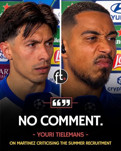 Lisandro Martínez has taken aim at Manchester United’s summer recruitment, and Youri Tielemans was later asked for his reaction.